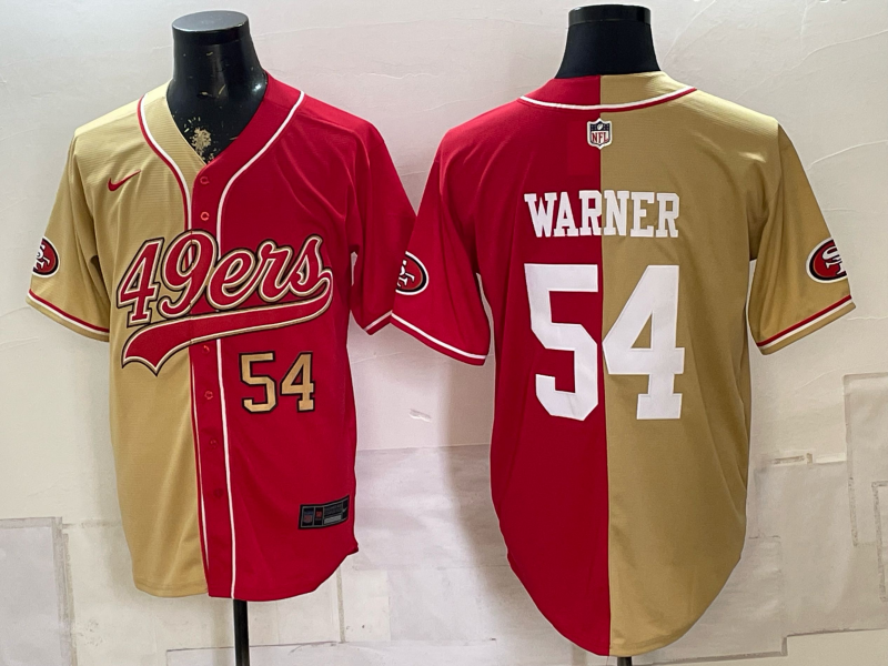 Men 2026 San Francisco 49ers #54 Warner red Nike Limited NFL Jersey 0811032